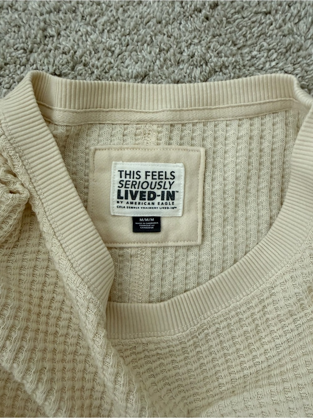 AE Big Hug Waffle Crew Neck
Sweatshirt - Picture 4 of 5